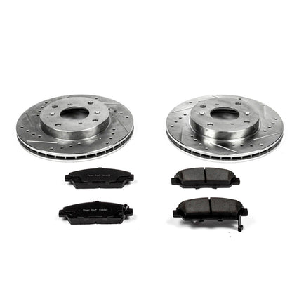 PowerStop Front Z23 Evolution Sport Brake Kit | Honda Prelude (92-96) (K1033)