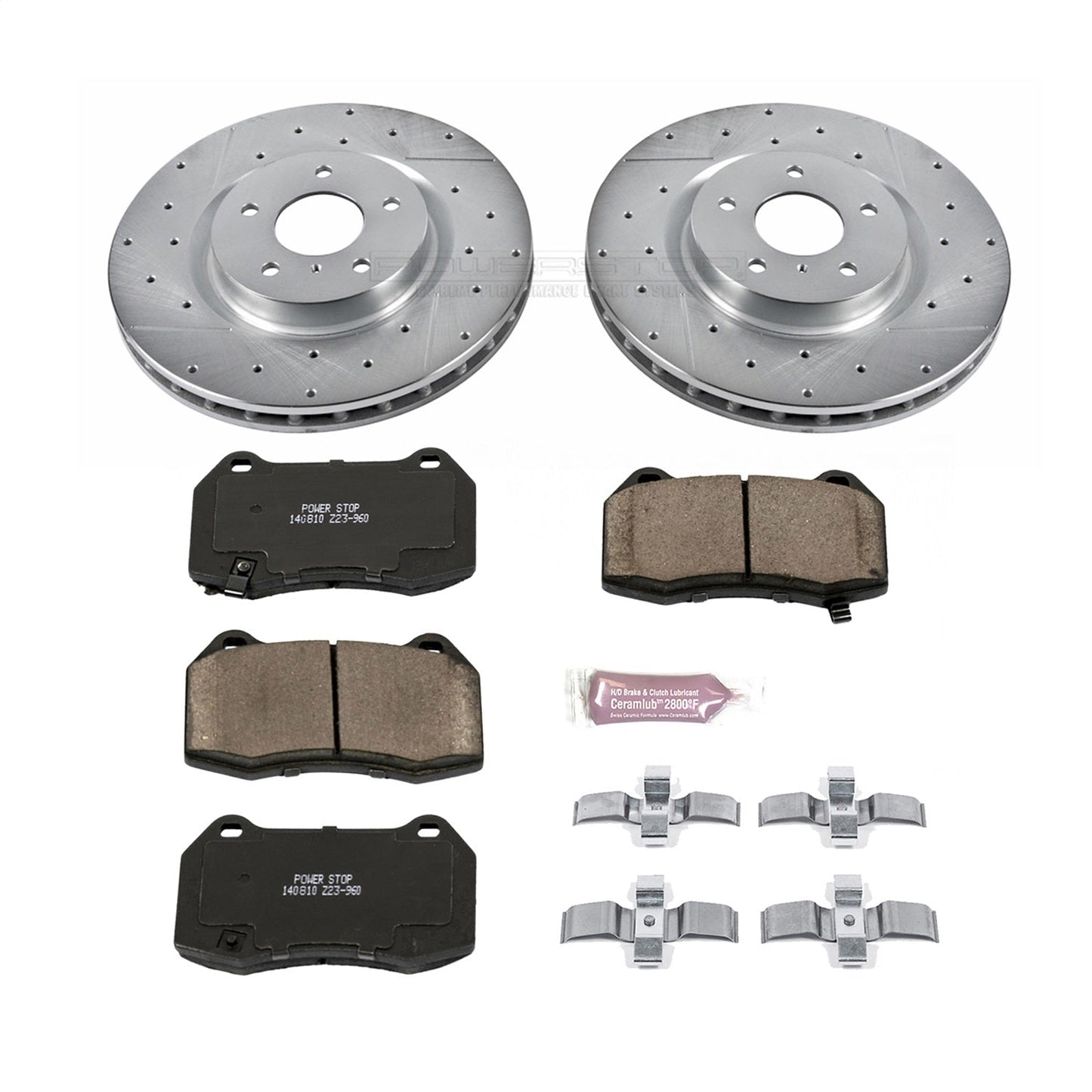 PowerStop Z23 Evolution Sport Front Brake Kit | Infiniti G35 (03-04) (K104)