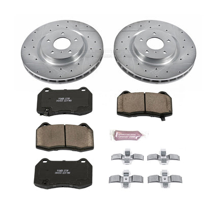 PowerStop Z23 Evolution Sport Front Brake Kit | Infiniti G35 (03-04) (K104)