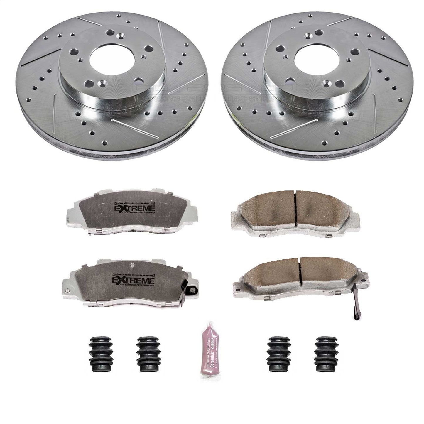 PowerStop Front Z26 Street Warrior Brake Kit | Honda Accord (98-02) (K1041-26)
