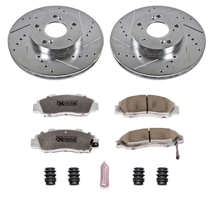 PowerStop Front Z26 Street Warrior Brake Kit | Honda Accord (98-02) (K1041-26)