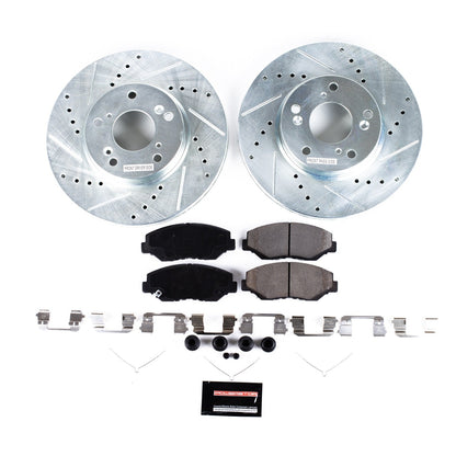 PowerStop Z23 Evolution Sport Front Brake Kit | Acura ILX (14-15) (K1043)