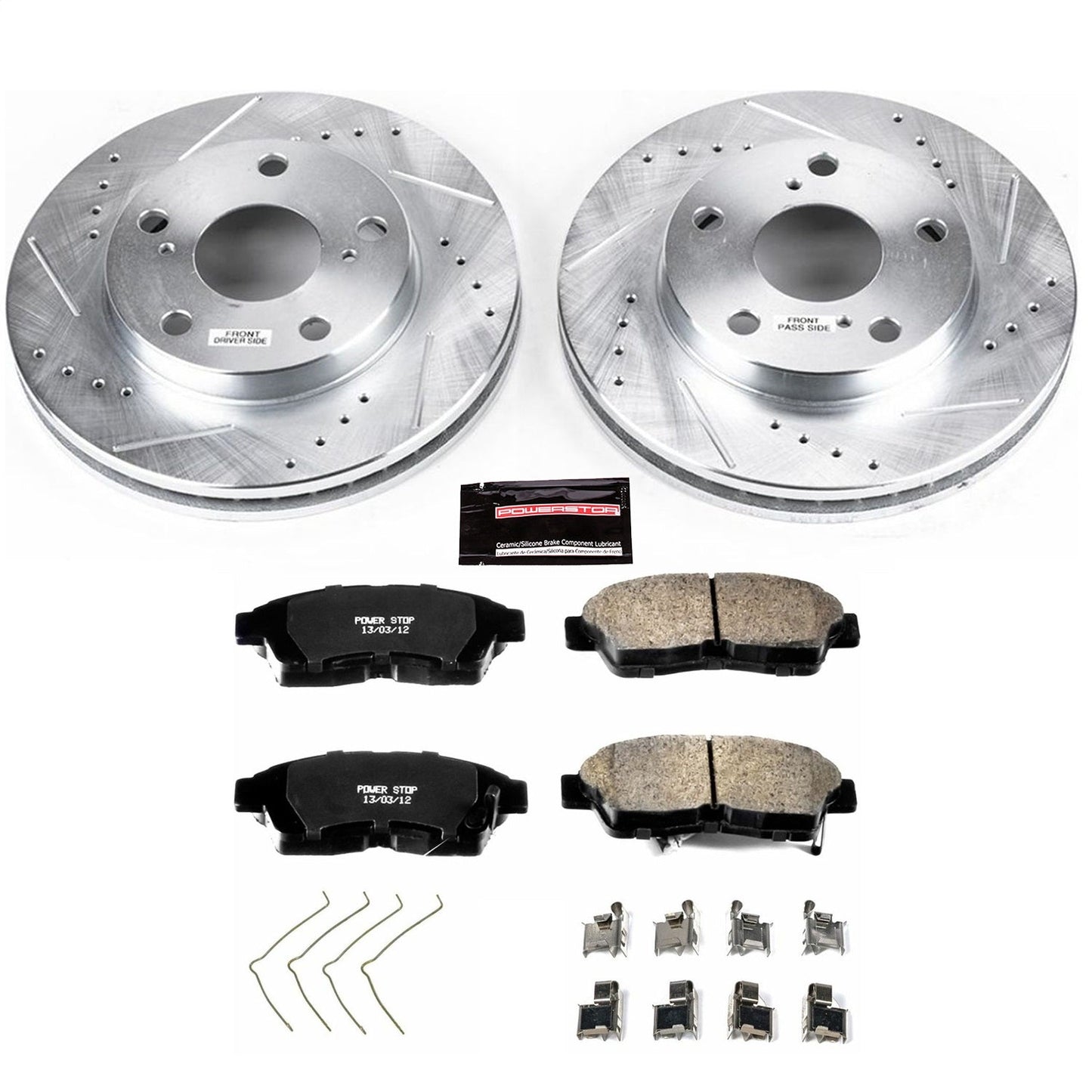 PowerStop Front Z23 Evolution Sport Brake Kit | Toyota Camry (92-01) (K1052)