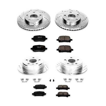 PowerStop Front & Rear Z23 Evolution Sport Brake Kit | Toyota Camry (00-01) (K1060)