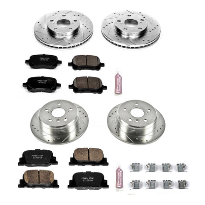 PowerStop Front & Rear Z23 Evolution Sport Brake Kit | Lexus ES300 (00-01) (K1061)