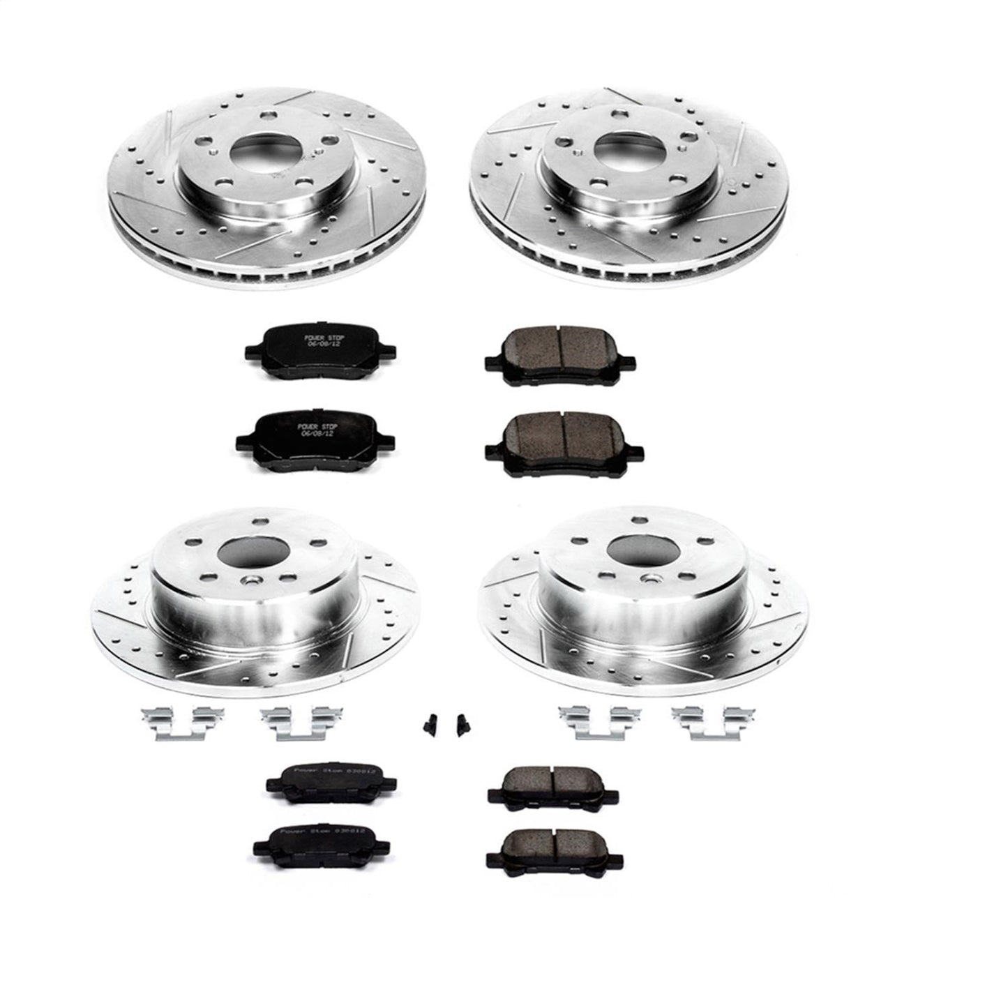 PowerStop Z23 Evolution Sport Front & Rear Brake Kit | Toyota Avalon (00-04) (K1063)