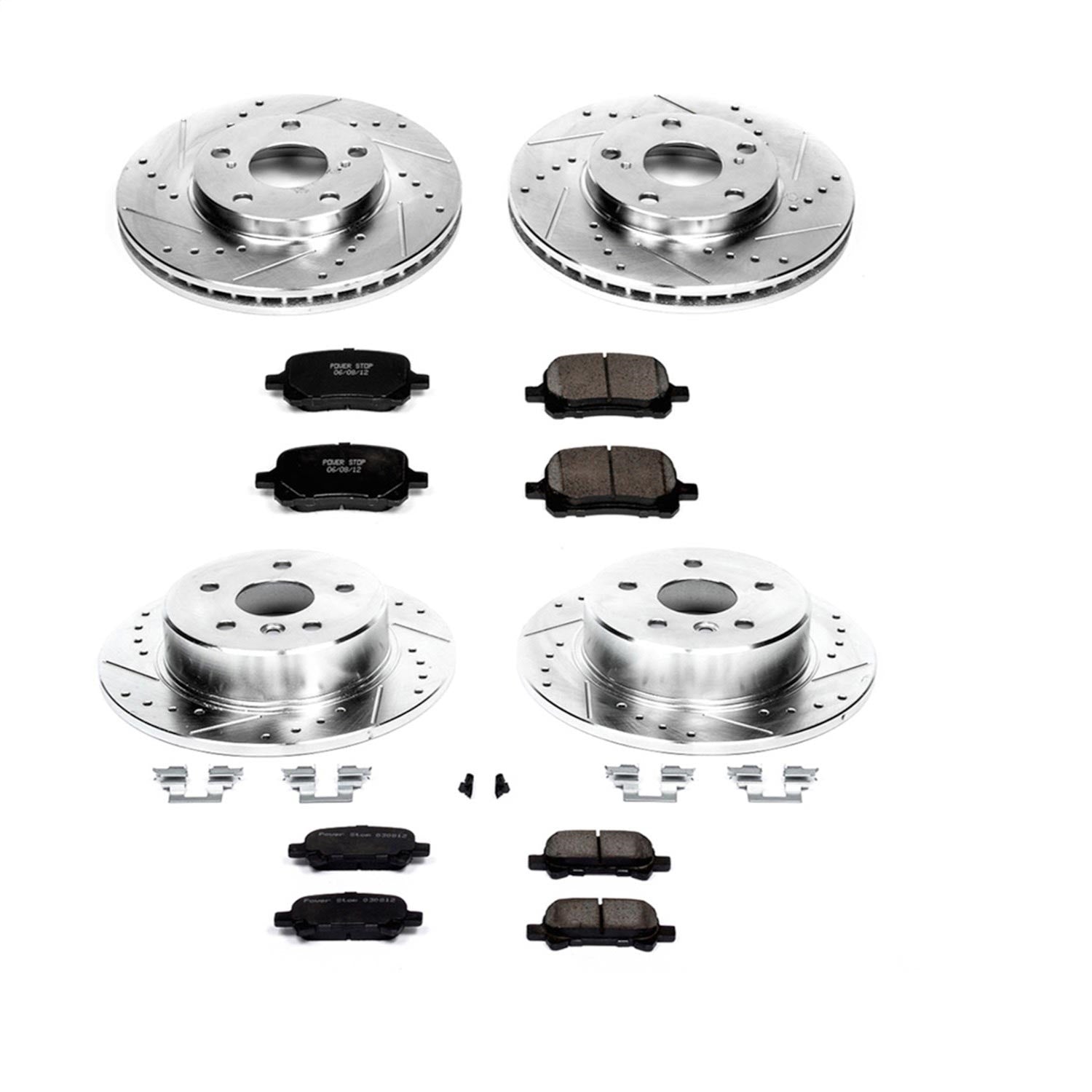 PowerStop Z23 Evolution Sport Front & Rear Brake Kit | Toyota Avalon (00-04) (K1063)