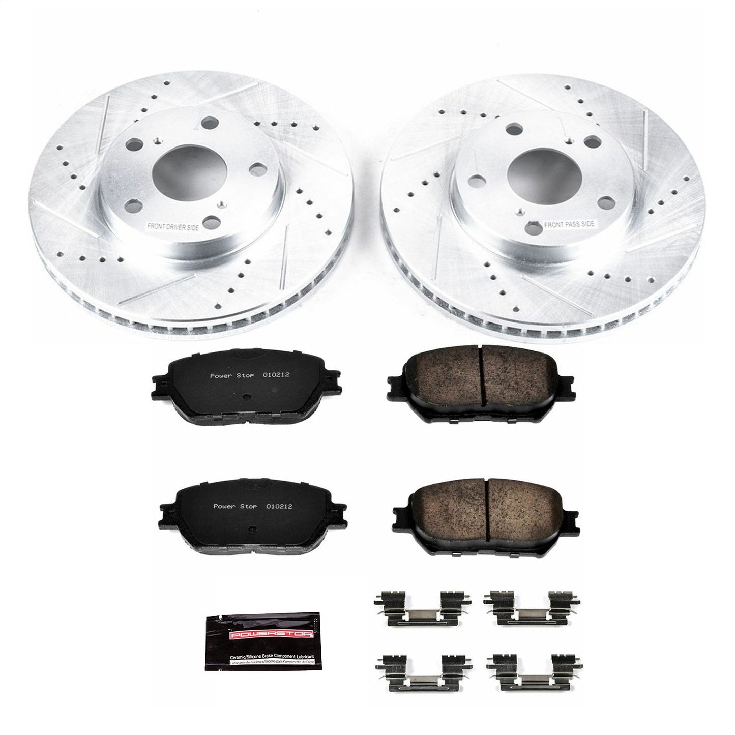 PowerStop Front Z23 Evolution Sport Brake Kit | Toyota Camry (02-06) (K1064)
