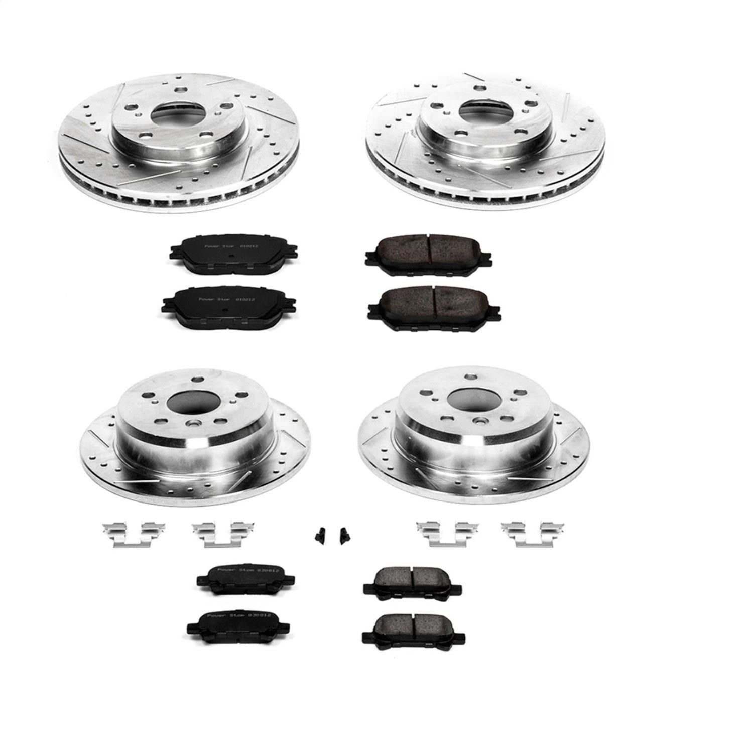 PowerStop Front & Rear Z23 Evolution Sport Brake Kit | Toyota Camry (02-06) (K1065)