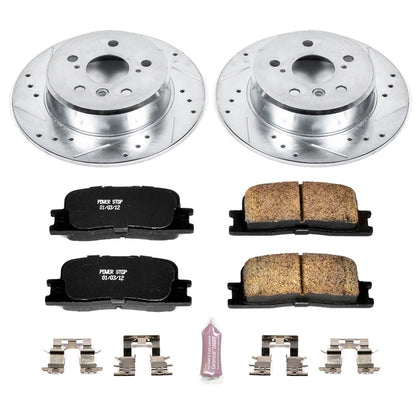 PowerStop Rear Z23 Evolution Sport Brake Kit | Toyota Highlander (01-03) (K1069)