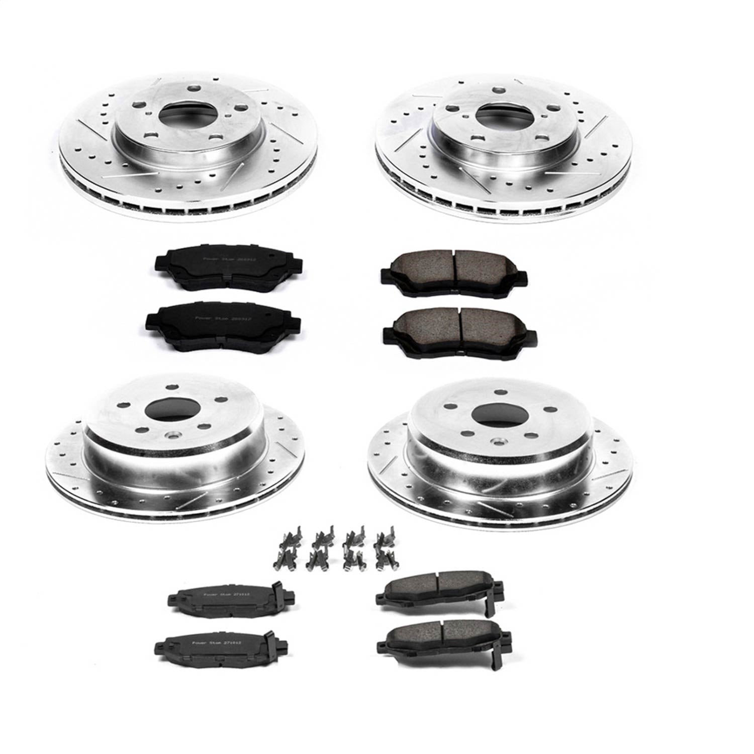 PowerStop Front & Rear Z23 Evolution Sport Brake Kit | Lexus SC300 (92-98) (K1071)
