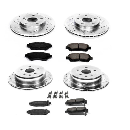 PowerStop Front & Rear Z23 Evolution Sport Brake Kit | Lexus SC300 (92-98) (K1071)