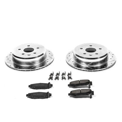 PowerStop Rear Z23 Evolution Sport Brake Kit | Lexus SC300 (92-98) (K1072)