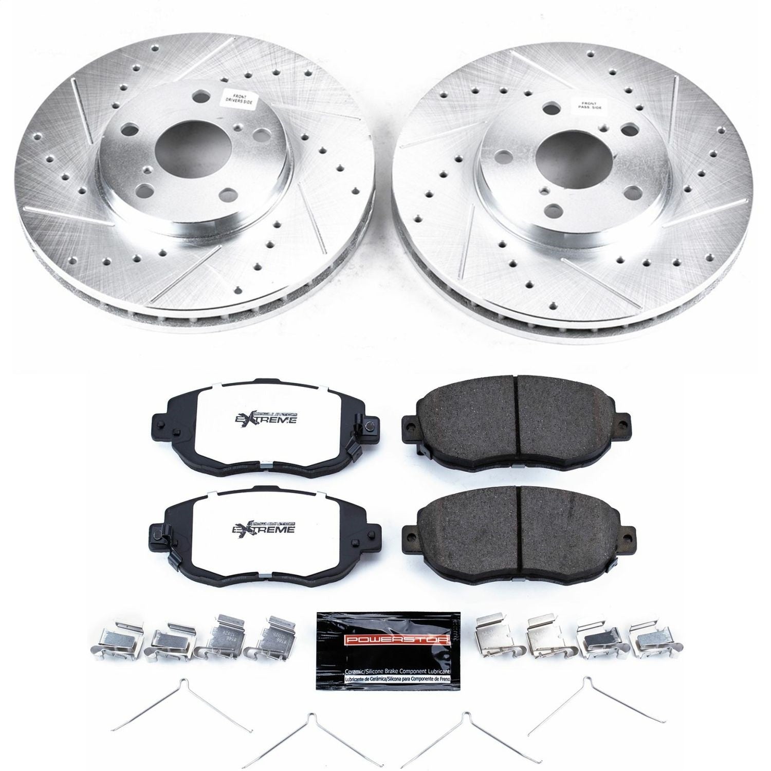 PowerStop Front Z26 Street Warrior Brake Kit | Lexus GS300 (93-05) (K1077-26)
