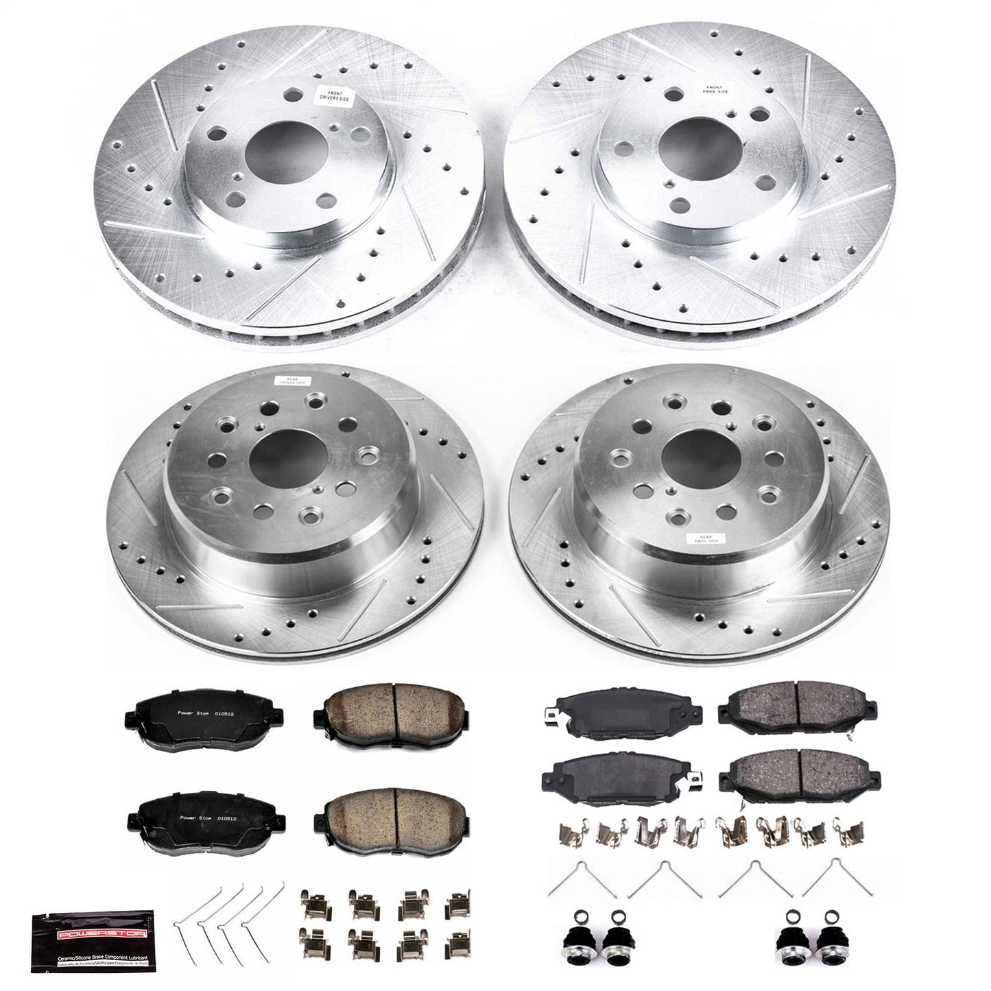 PowerStop Front & Rear Z23 Evolution Sport Brake Kit | Lexus GS300 (93-97) (K1078)