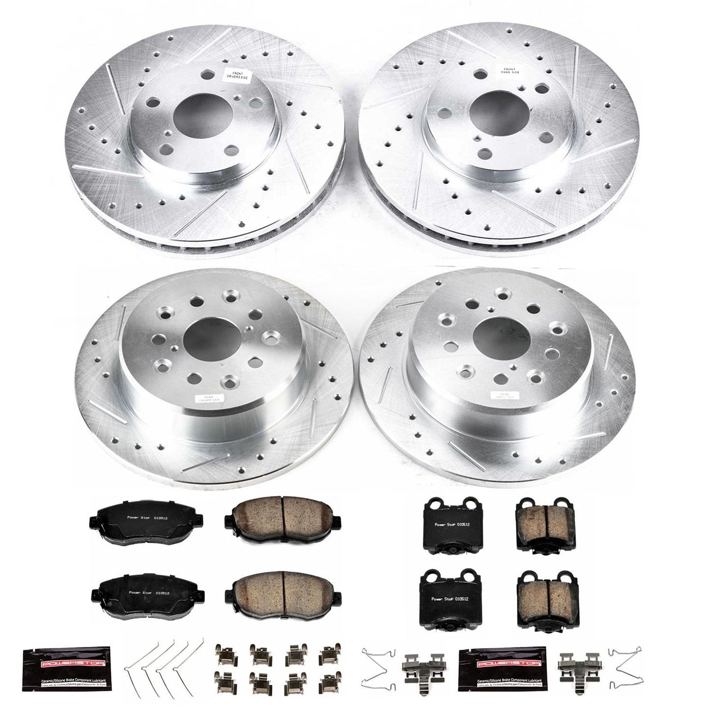 PowerStop Front & Rear Z23 Evolution Sport Brake Kit | Lexus GS300 (98-05) (K1079)