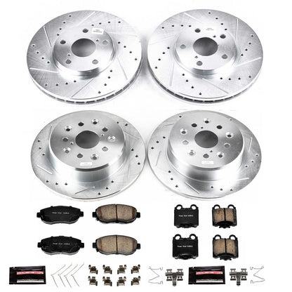 PowerStop Front & Rear Z23 Evolution Sport Brake Kit | Lexus GS300 (98-05) (K1079)