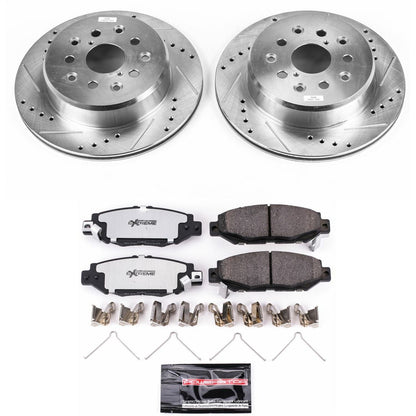 PowerStop Rear Z26 Street Warrior Brake Kit | Lexus GS300 (93-97) (K1080-26)