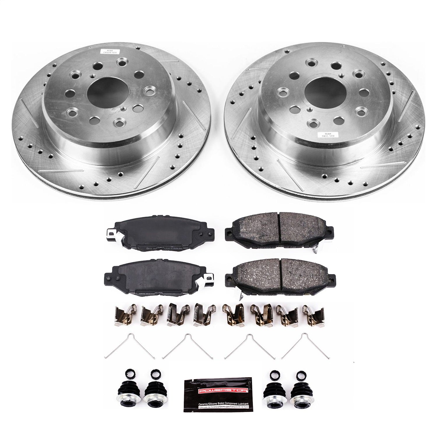 PowerStop Rear Z23 Evolution Sport Brake Kit | Lexus GS300 (93-97) (K1080)