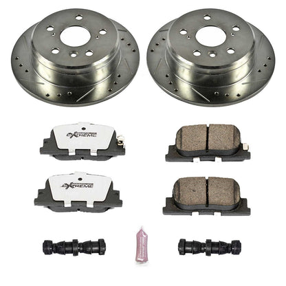 PowerStop Rear Z26 Street Warrior Brake Kit | Lexus ES300 (00-01) (K1084-26)