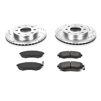 PowerStop Z23 Evolution Sport Front Brake Kit | Hyundai Elantra (98-01) (K1087)