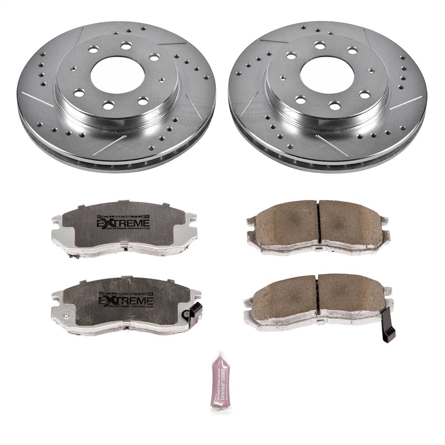 PowerStop Front Z26 Street Warrior Brake Kit | Eagle Summit (93-95) (K1090-26)