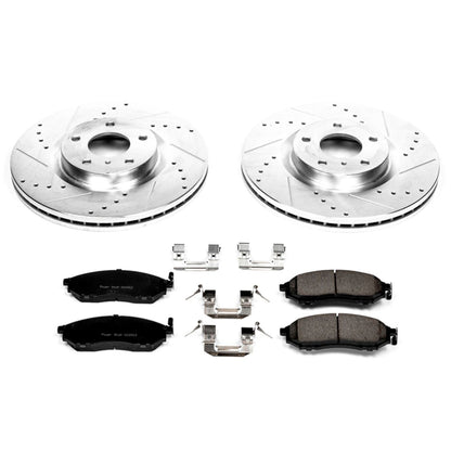 PowerStop Z23 Evolution Sport Front Brake Kit | Infiniti EX35 (08-12) (K112)