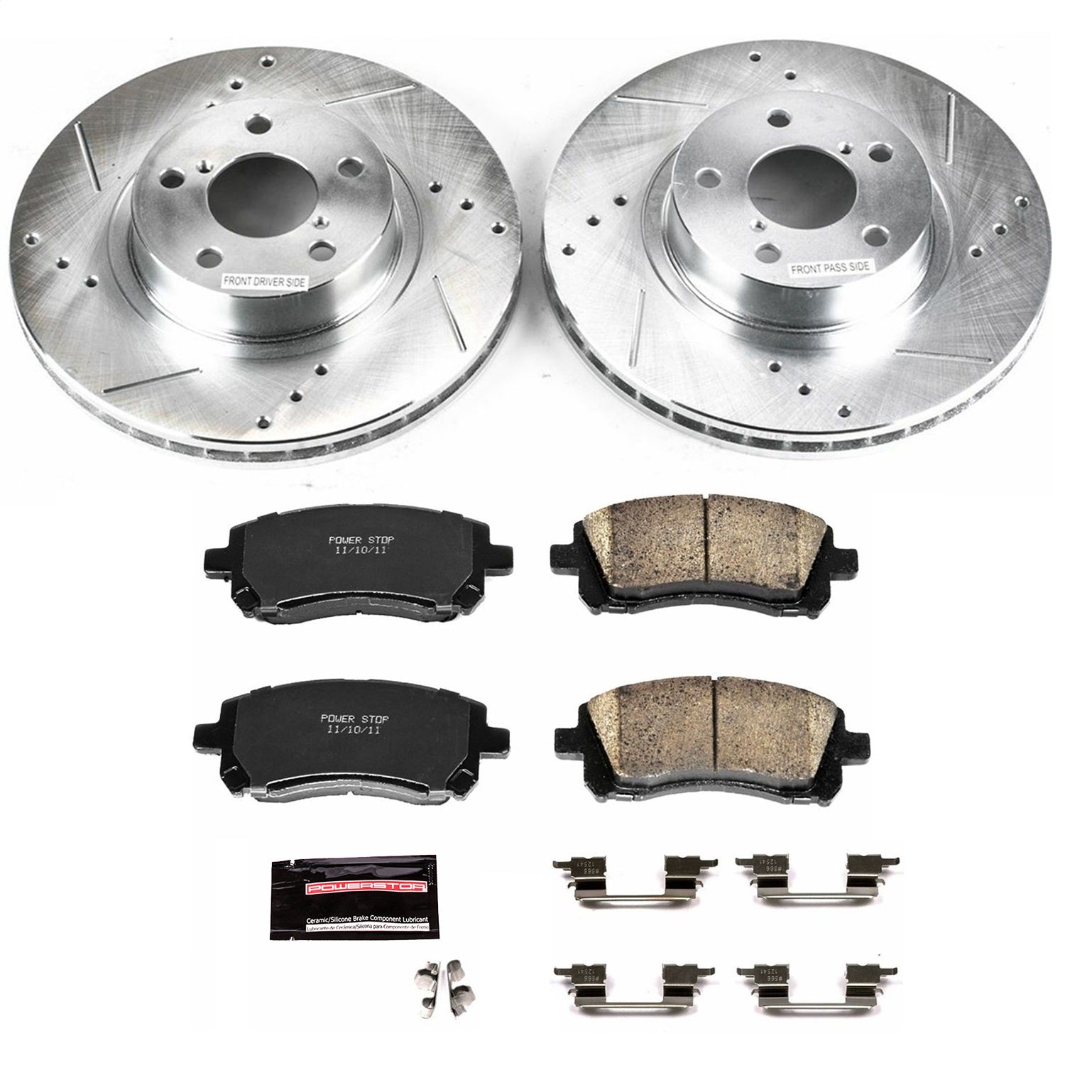 PowerStop Front Z23 Evolution Sport Brake Kit | Subaru Forester (98-02) (K1120)