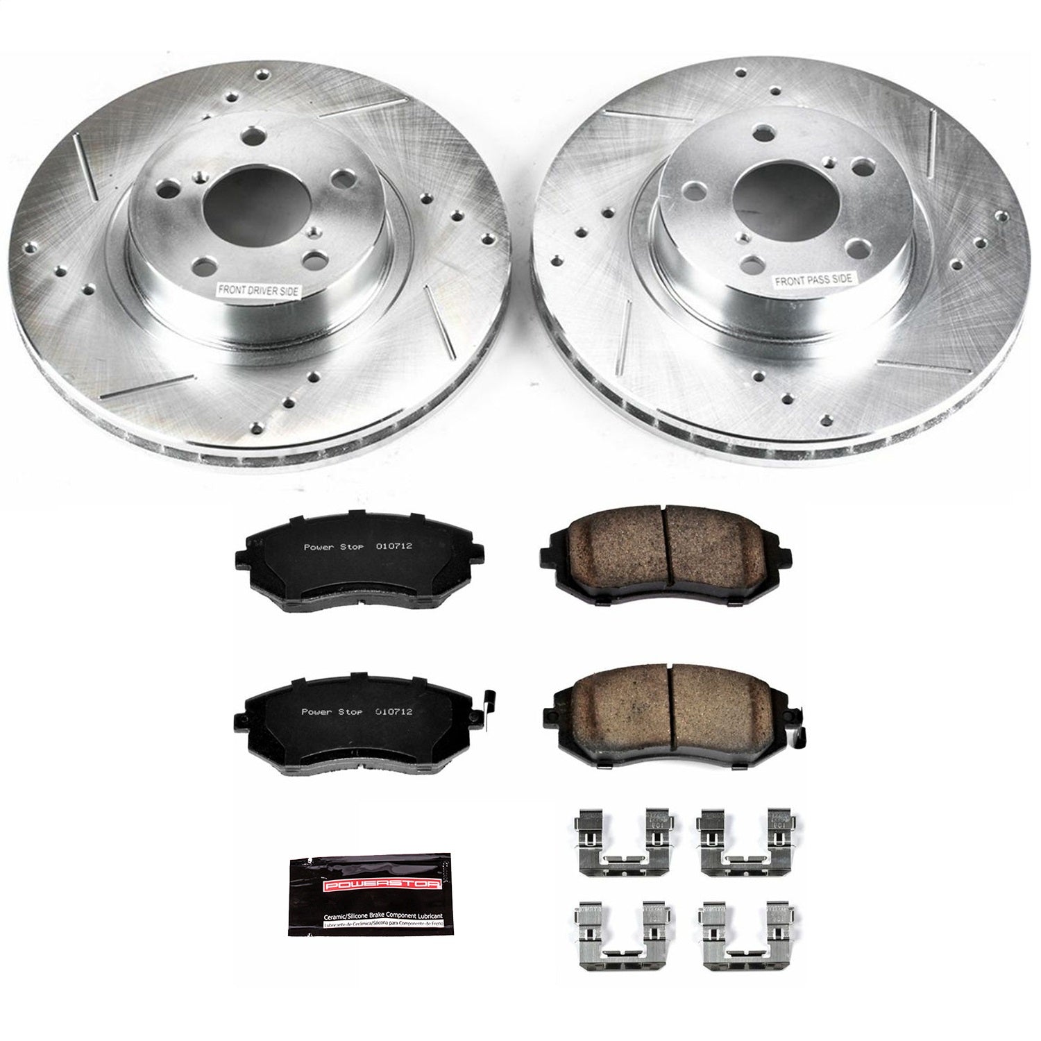 PowerStop Front Z23 Evolution Sport Brake Kit | Saab 9-2X (05-06) (K1124)