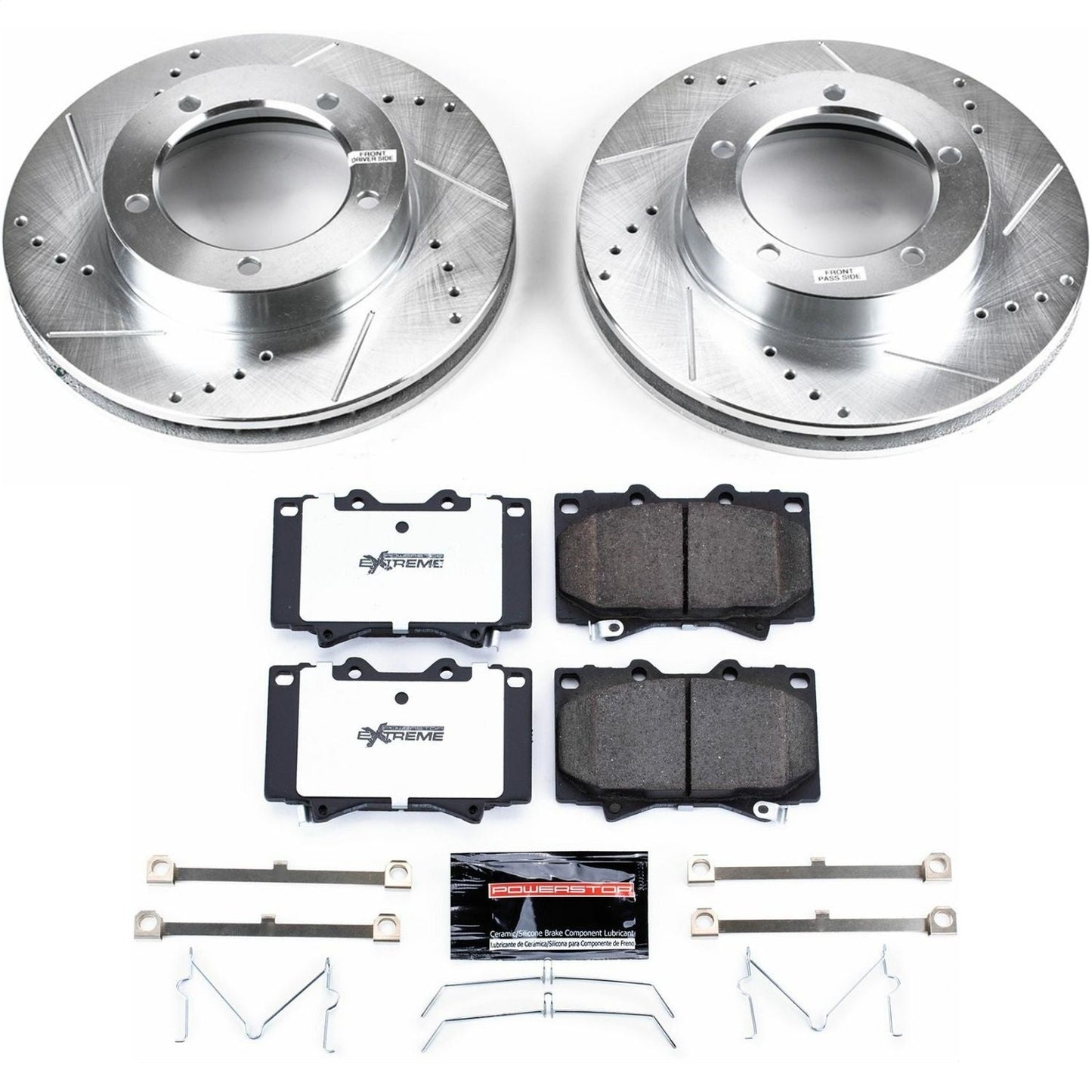 PowerStop Front Z36 Truck & Tow Brake Kit | Lexus LX470 (98-07) (K1132-36)