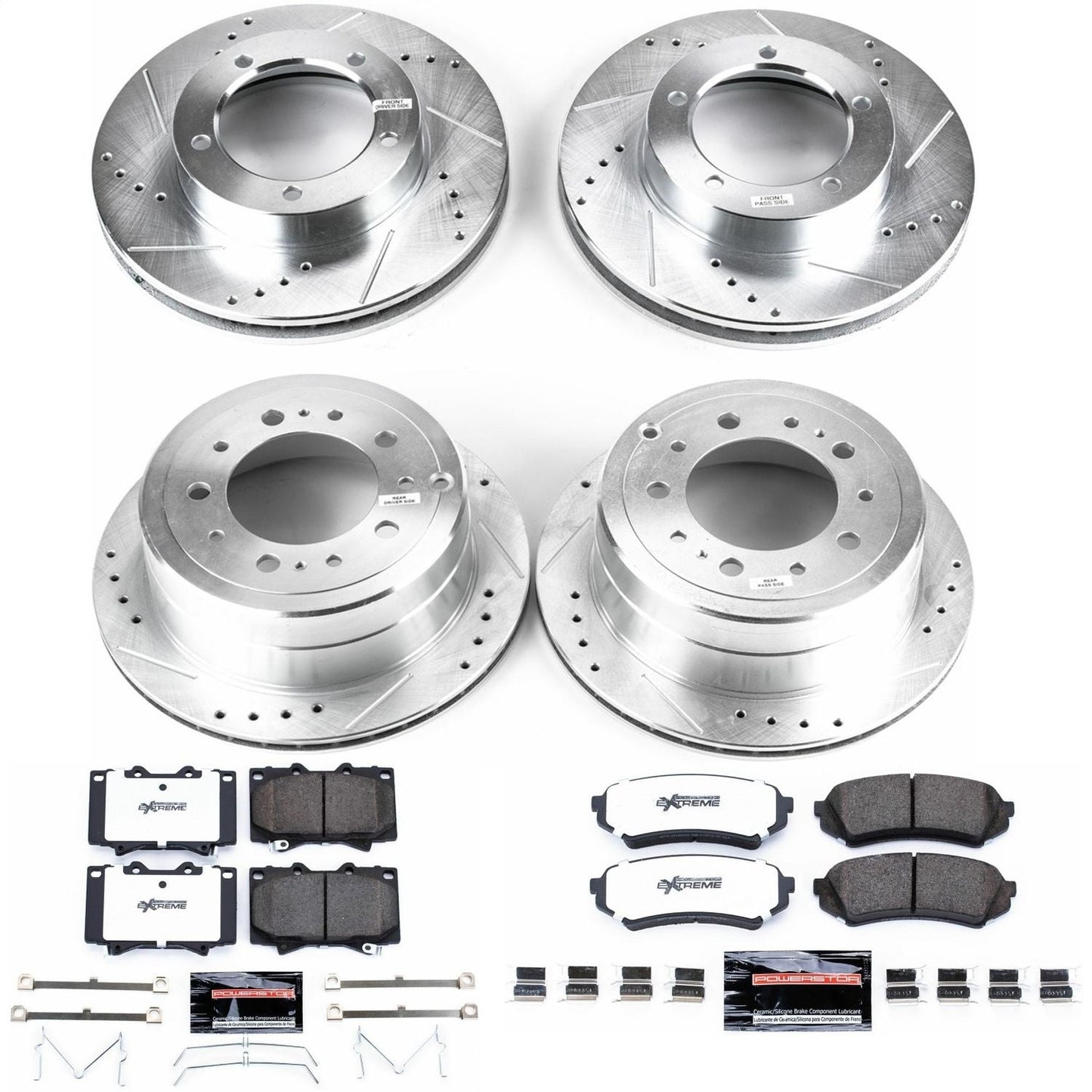PowerStop Front & Rear Z36 Truck & Tow Brake Kit | Lexus LX470 (98-07) (K1133-36)