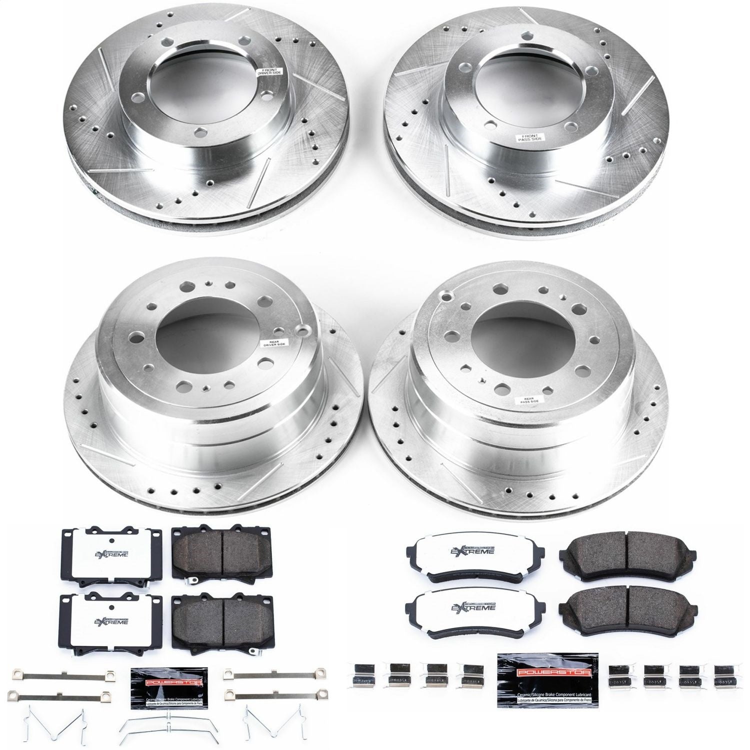 PowerStop Front & Rear Z36 Truck & Tow Brake Kit | Lexus LX470 (98-07) (K1133-36)
