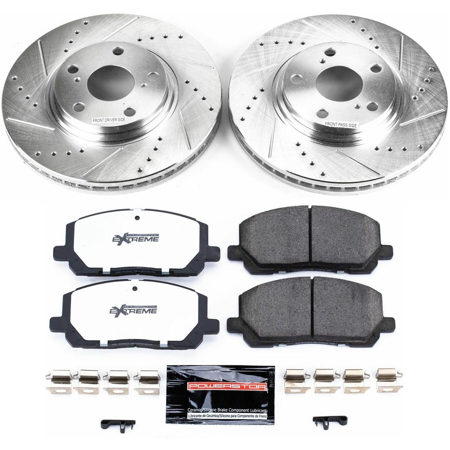 PowerStop Front Z36 Truck & Tow Brake Kit | Toyota Highlander (01-07) (K1137-36)