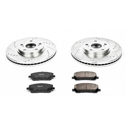 PowerStop Z23 Evolution Sport Front Brake Kit | Toyota Highlander (01-07) (K1137)