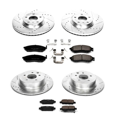 PowerStop Front & Rear Z23 Evolution Sport Brake Kit | Infiniti EX35 (08-12) (K114)