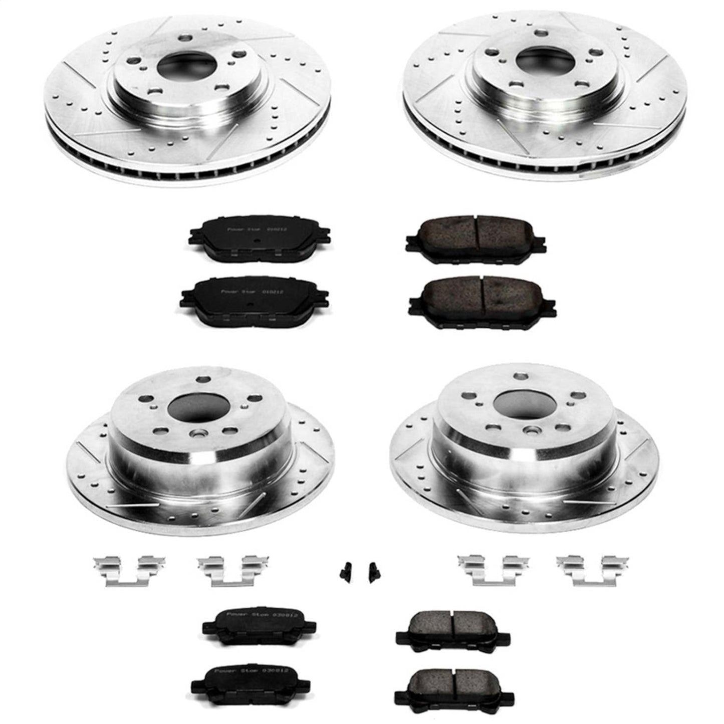 PowerStop Front & Rear Z23 Evolution Sport Brake Kit | Toyota Camry (02-04) (K1144)