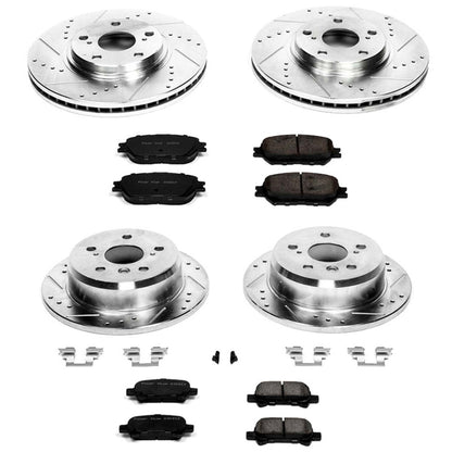 PowerStop Front & Rear Z23 Evolution Sport Brake Kit | Toyota Camry (02-04) (K1144)