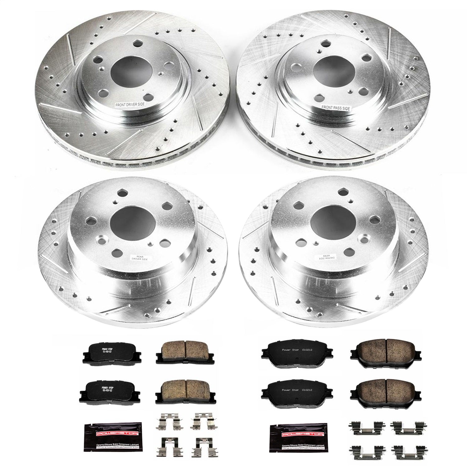 PowerStop Front & Rear Z23 Evolution Sport Brake Kit | Toyota Camry (02-04) (K1145)