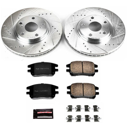 PowerStop Z23 Evolution Sport Front Brake Kit | Lexus RX300 (02-03) (K1146)