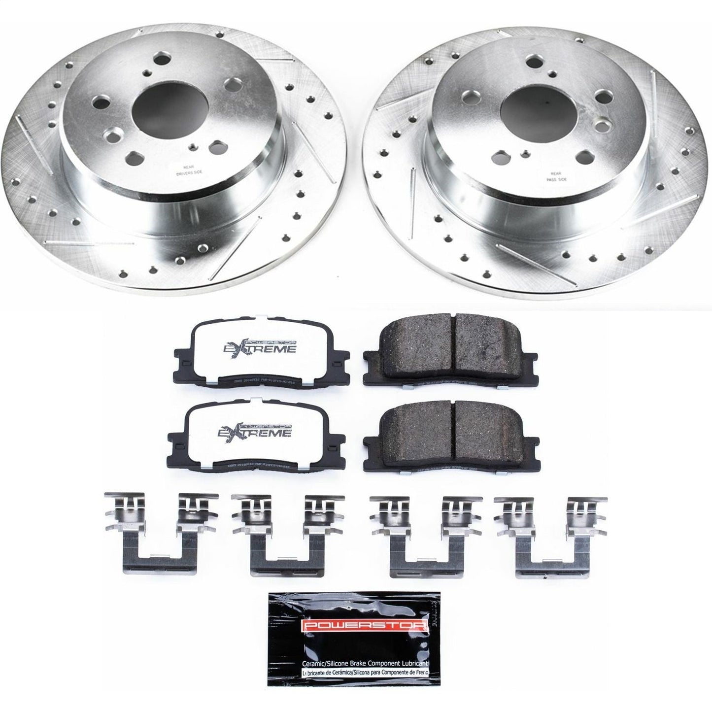 PowerStop Rear Z36 Truck & Tow Brake Kit | Toyota Highlander (01-03) (K1148-36)