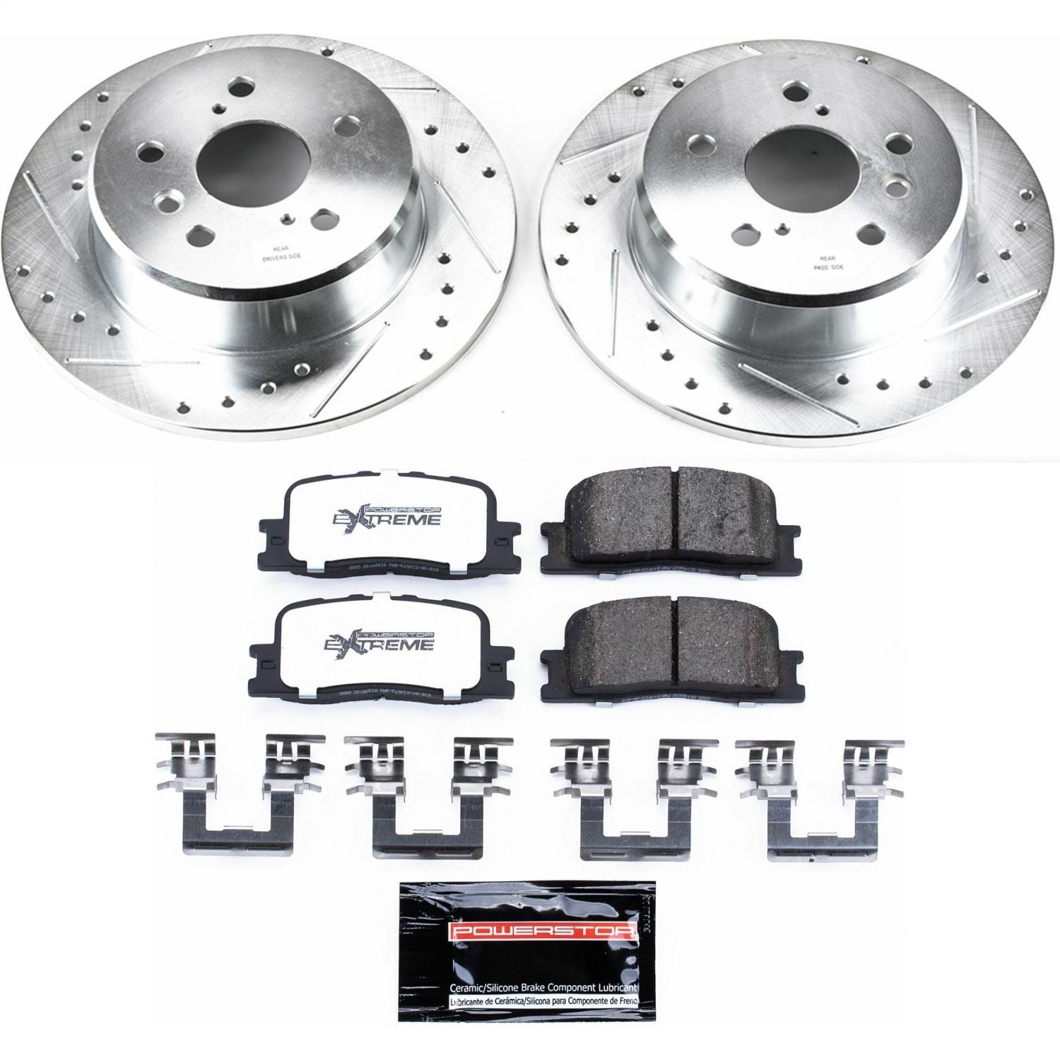 PowerStop Rear Z36 Truck & Tow Brake Kit | Toyota Highlander (01-03) (K1148-36)