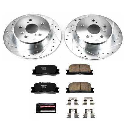 PowerStop Rear Z23 Evolution Sport Brake Kit | Toyota Highlander (01-03) (K1148)