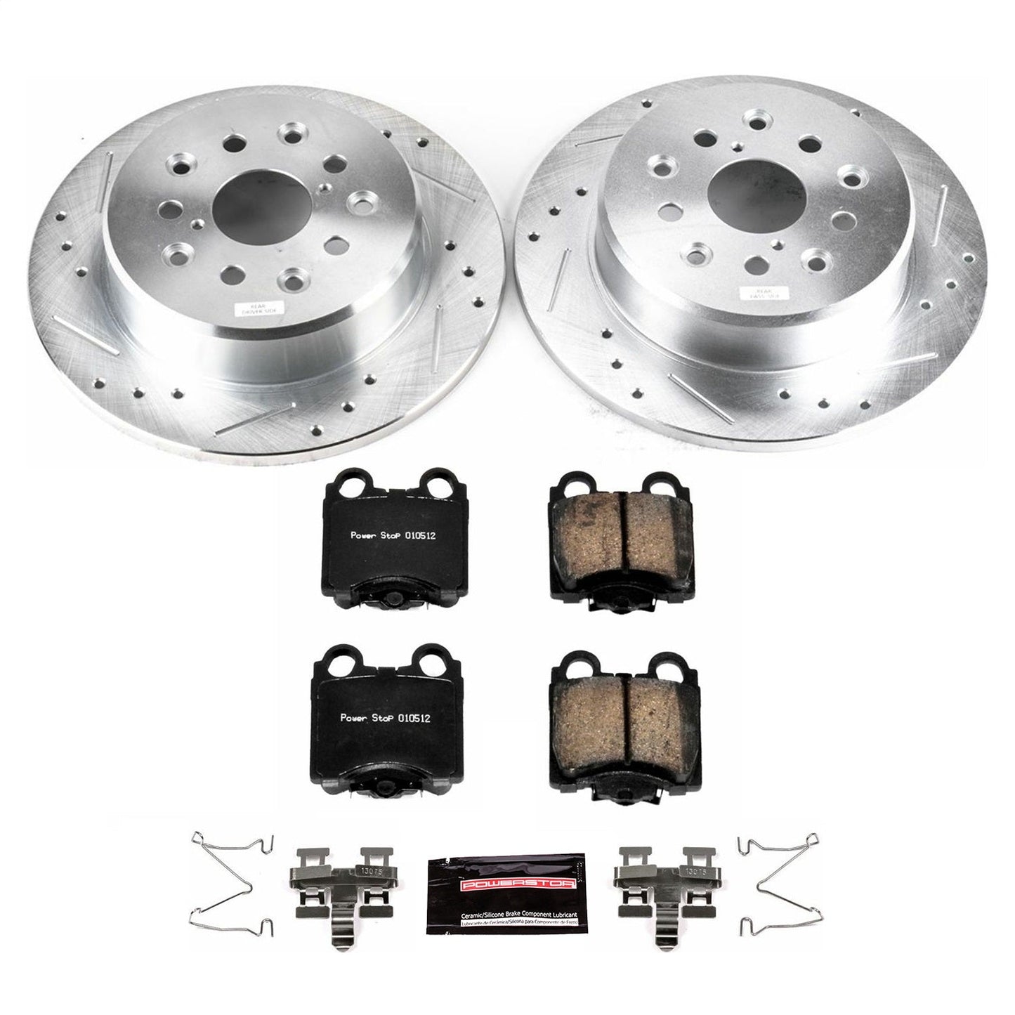 PowerStop Rear Z23 Evolution Sport Brake Kit | Lexus GS300 (98-05) (K1149)