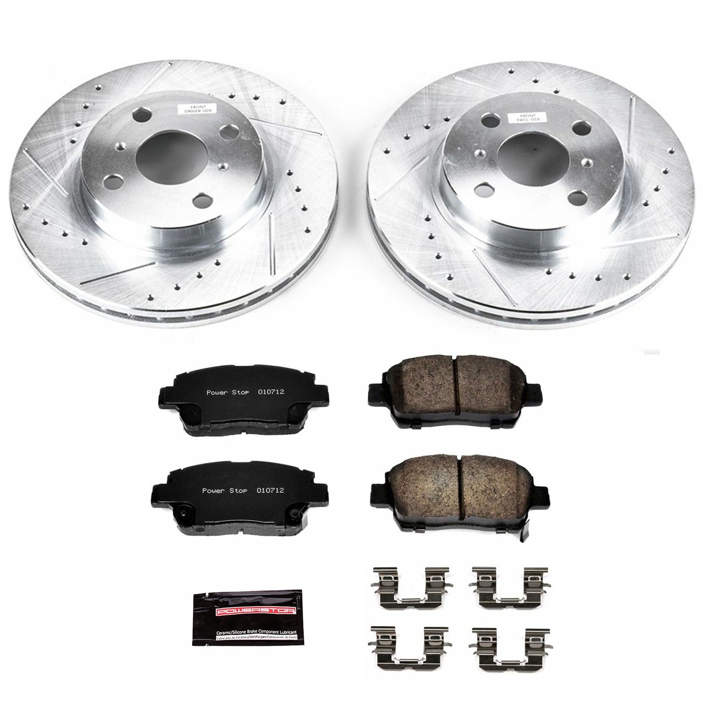 PowerStop Z23 Evolution Sport Front Brake Kit | Toyota Prius (01-03) (K1153)