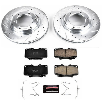 PowerStop Z23 Evolution Sport Front Brake Kit | Lexus LX450 (96-97) (K1154)