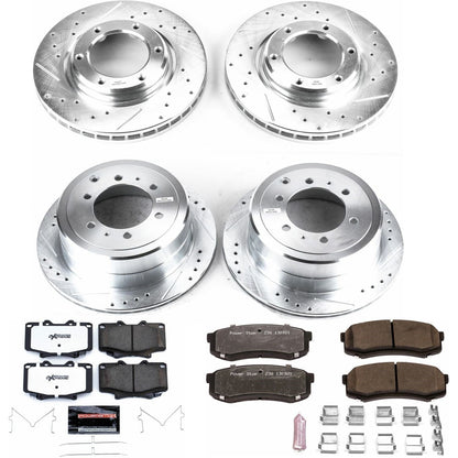 PowerStop Front & Rear Z36 Truck & Tow Brake Kit | Lexus LX450 (96-97) (K1155-36)