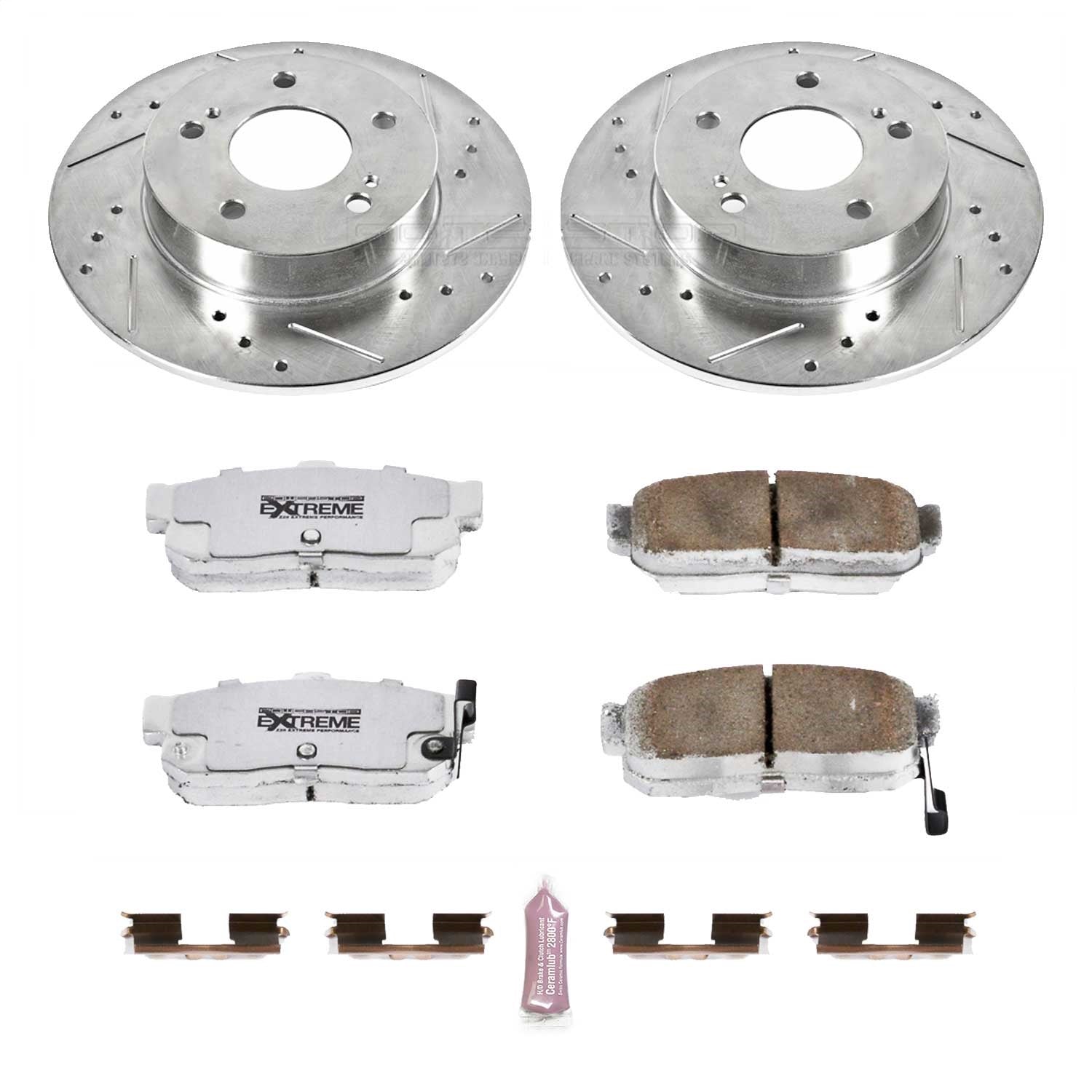 PowerStop Rear Z26 Street Warrior Brake Kit | Infiniti I30 (96-01) (K1168-26)