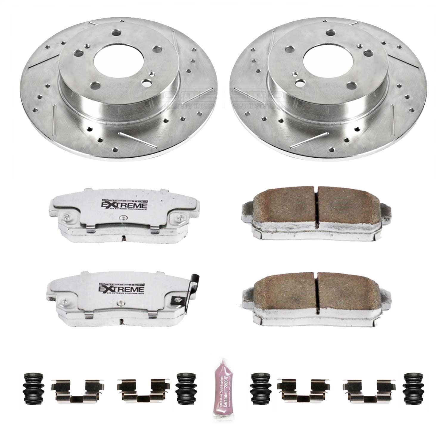 PowerStop Rear Z26 Street Warrior Brake Kit | Infiniti I30 (01) (K1169-26)