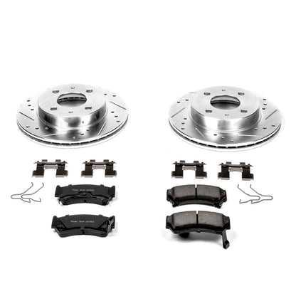 PowerStop Front Z23 Evolution Sport Brake Kit | Nissan 200SX (95-98) (K1170)