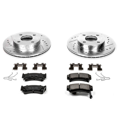 PowerStop Front Z23 Evolution Sport Brake Kit | Nissan 200SX (95-98) (K1172)